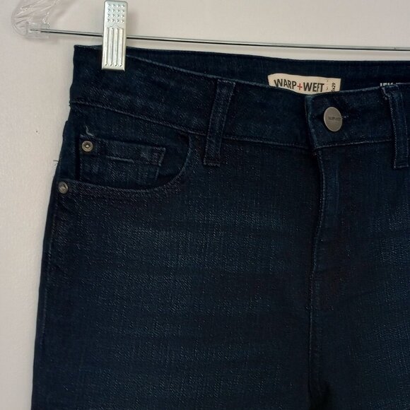 Warp + Weft JFK Dark Wash Skinny Jeans - Picture 4 of 10